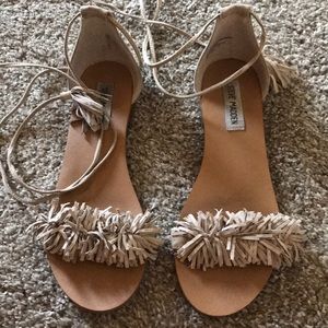 Steve Madden fringe sandals